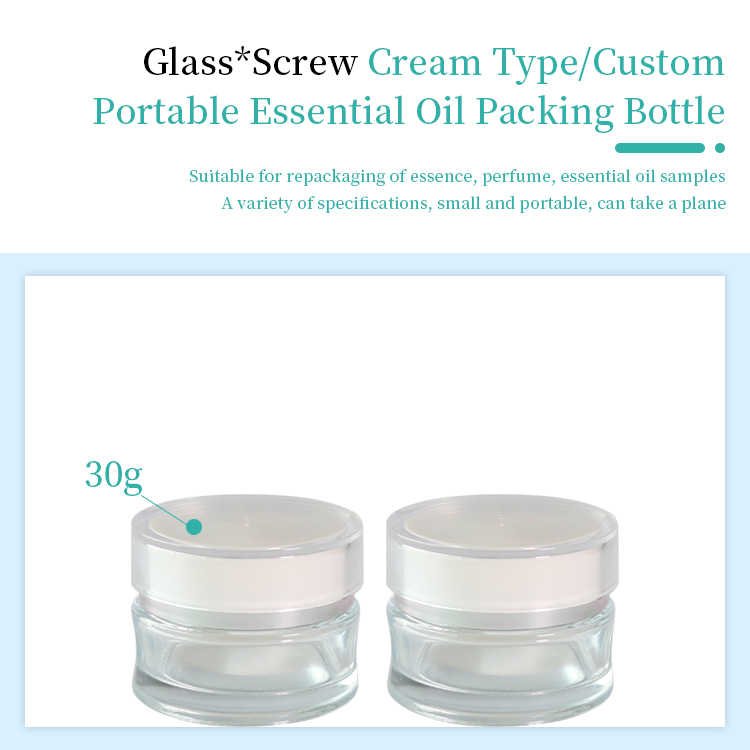Glass Jars For Body Butter Custom