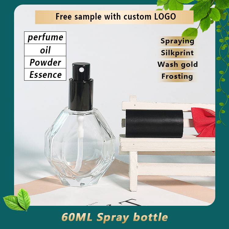 60ml Clear Wholesale Glass Spray Bottles
