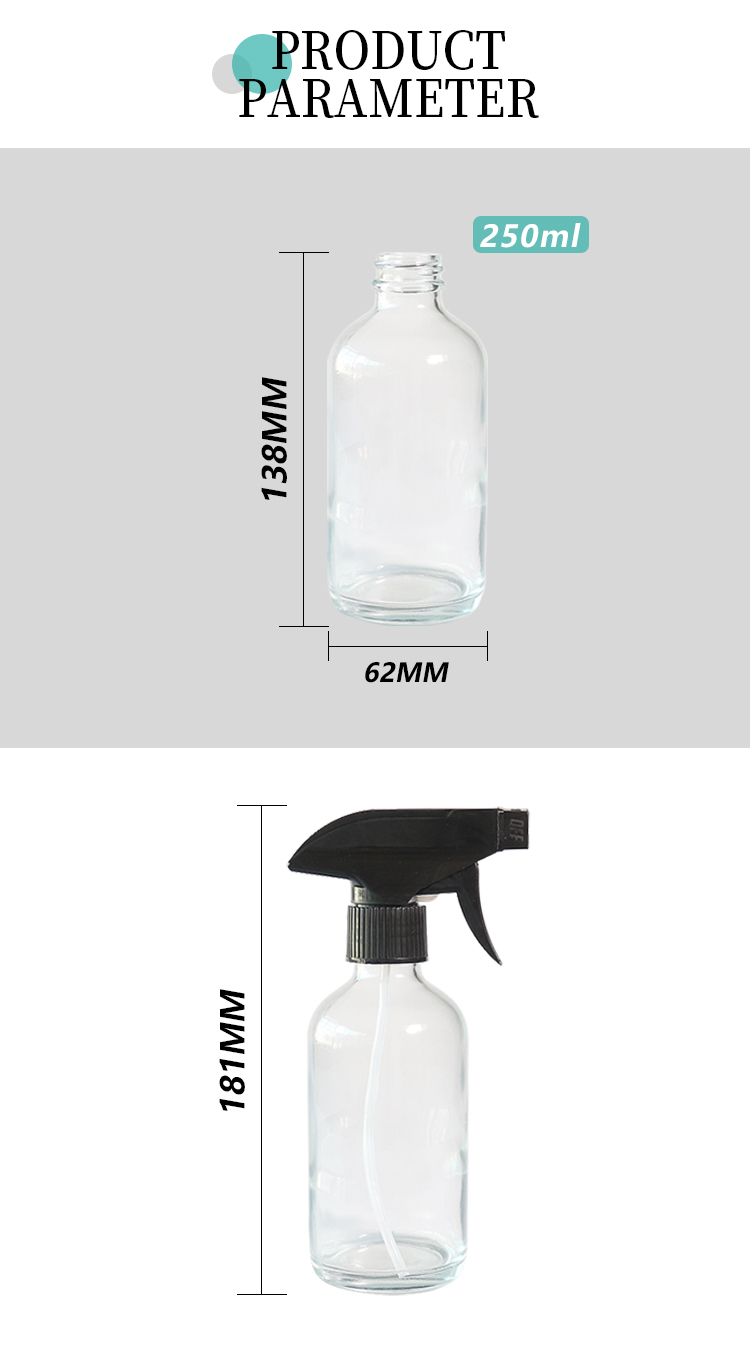 Clear Alcohol Safe Spray Bottle