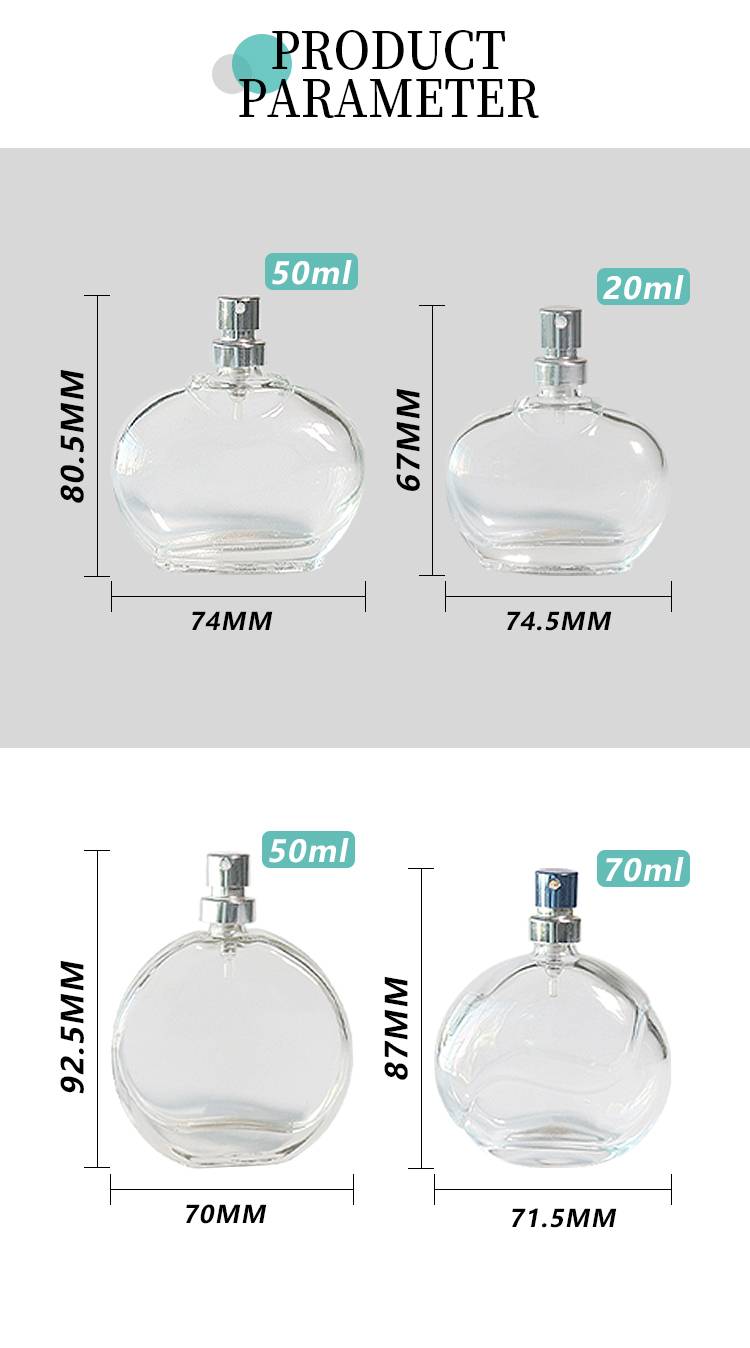 Glass Perfume Bottles Clear
