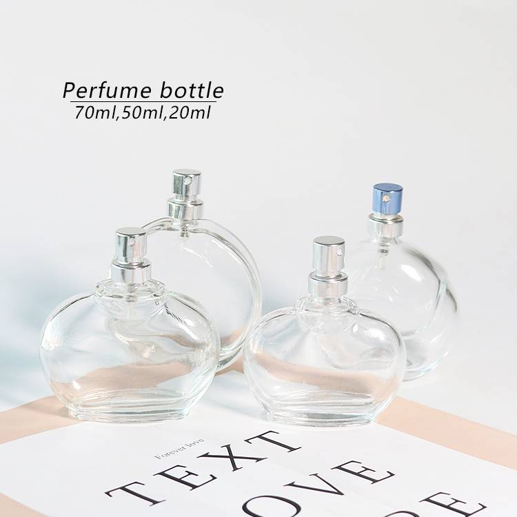 20ML 50ML 70ML Glass Perfume Bottles Clear Glass Spray Bottles Wholesale
