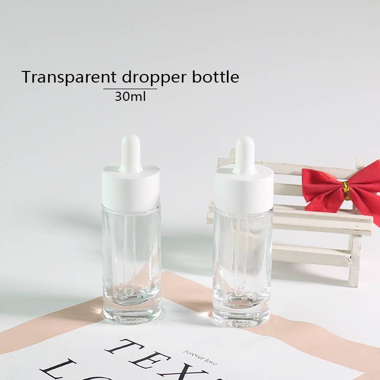 30ml Wholesale Pipette Dropper Bottle Clear Glass Dropper Bottle
