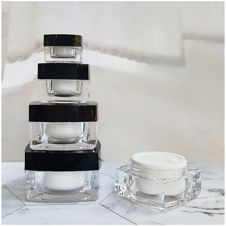 5g 10g 30g 50g Clear Acrylic Jars With Lids Clear Cosmetic Cream Jar