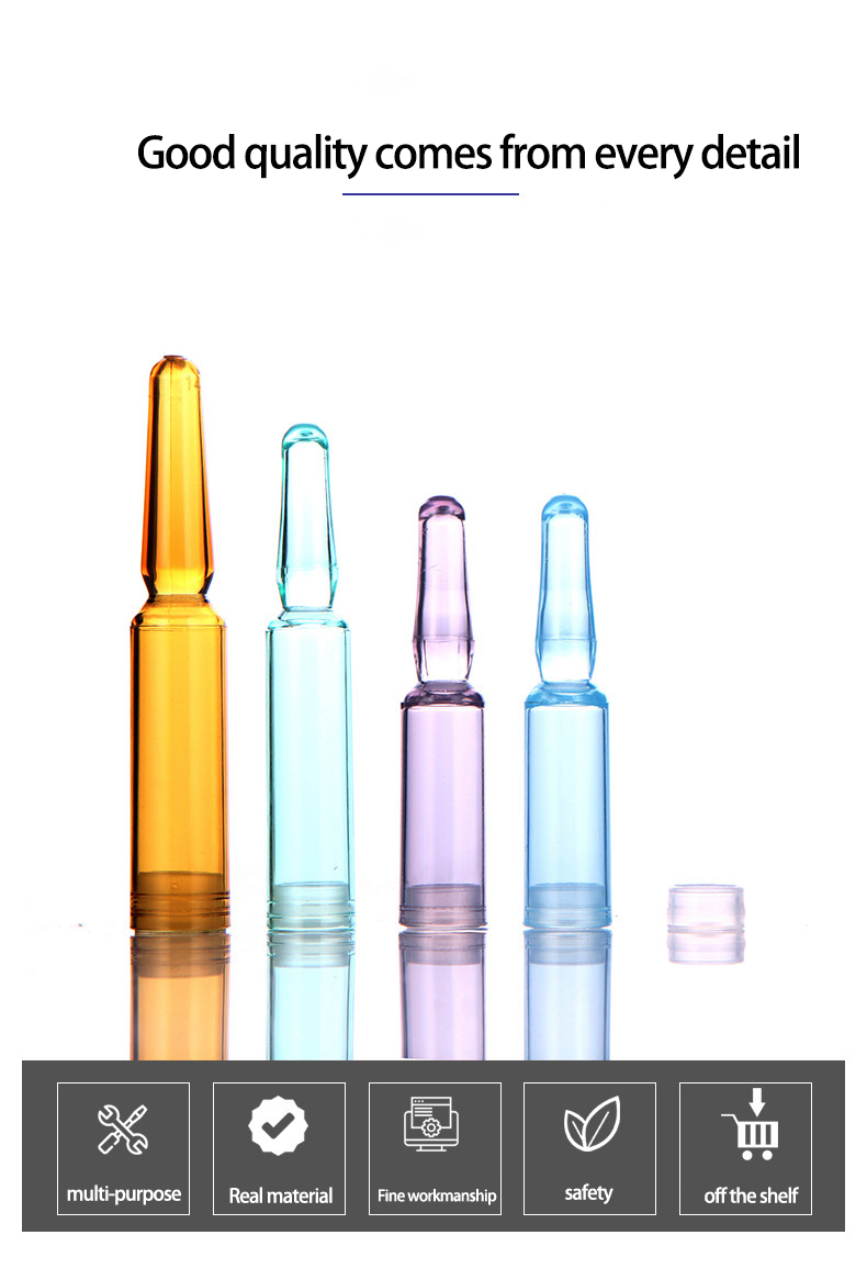 Wholesale 1ml 2ml 3ml 5ml Amber Ampoule Bottle