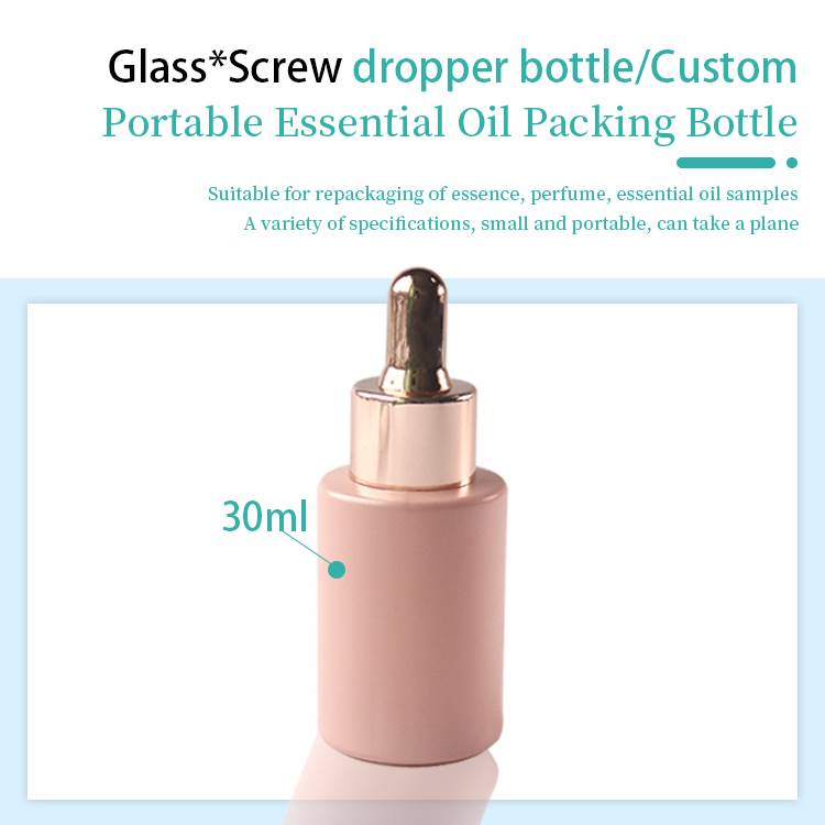 Pink Glass Dropper Bottles Wholesale