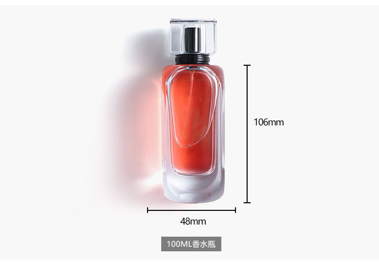 Wholesale Square Clear Glass Spray Bottles