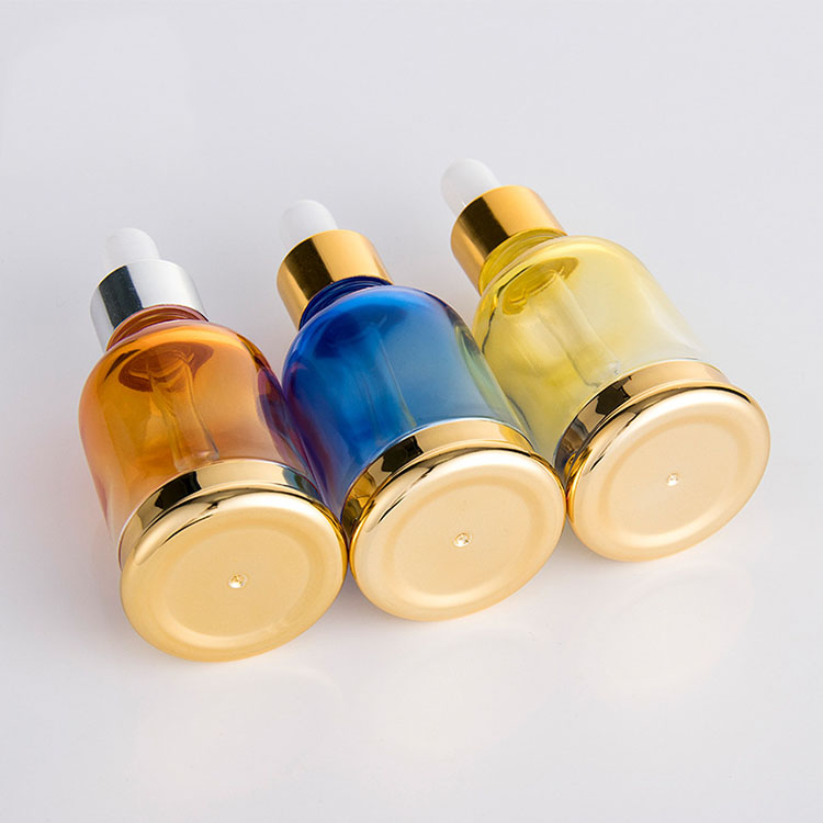 orange/yellow/cyan/blue 30ml Tincture Bottle 1 oz Yellow Glass Dropper Bottles