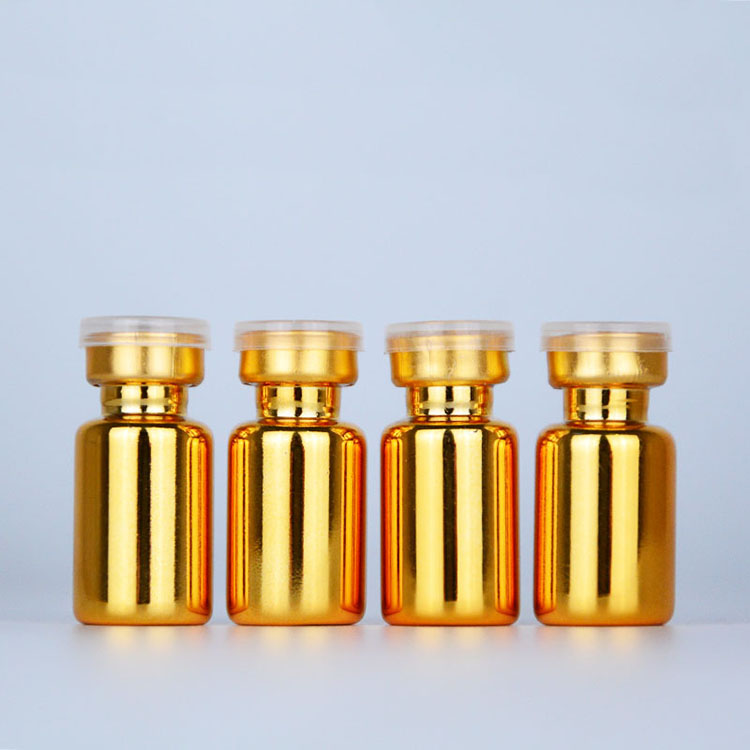  Wholesale 2ml Glass Vials With Screw Caps, Gold Little Glass Vial