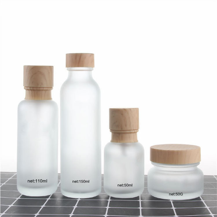 Frosted Cosmetic Container Packaging Set Empty Cosmetic Containers Wholesale