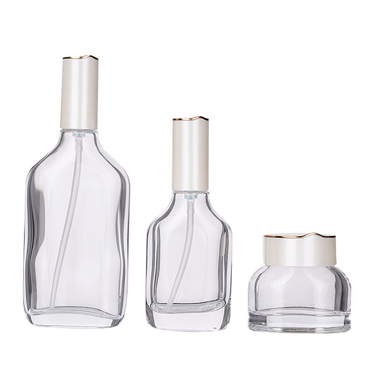 Wholesale Clear Cosmetic Bottles And Jar 120ml 50ml 50g Empty Cosmetic Container