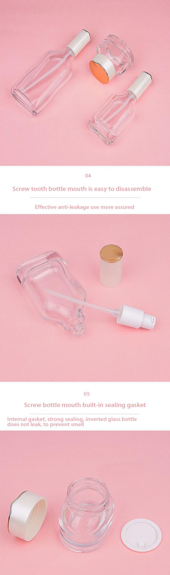 Wholesale Clear Cosmetic Bottles And Jar 120ml 50ml 50g